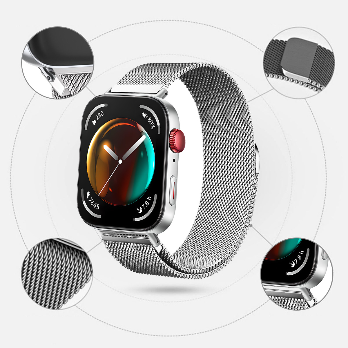 Milanese Magnetic Loop Strap f - Milanese Loop Magnetic 评论和价格