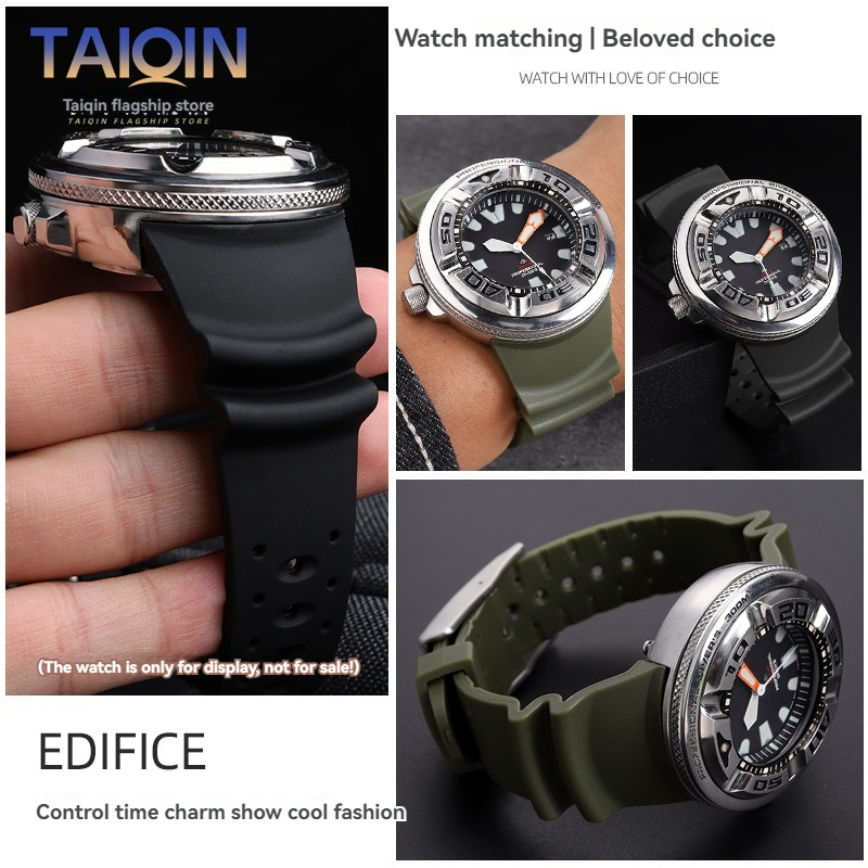 High-Quality Silicone Watchban - Citizen Watch Promaster 评论和价格