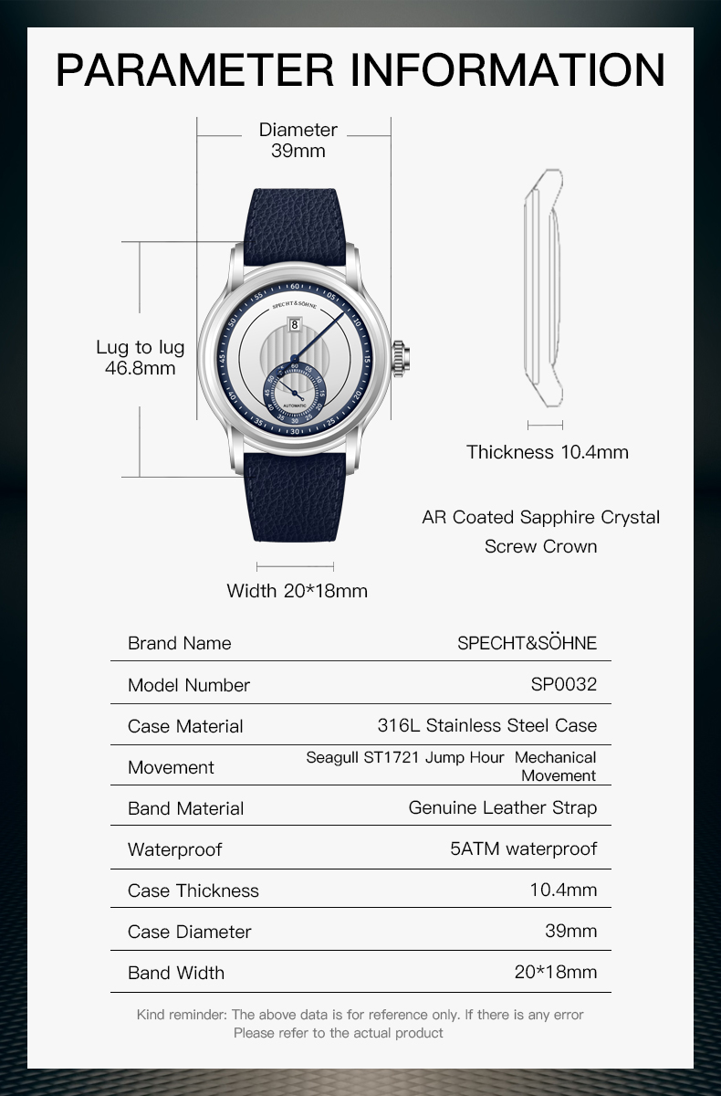 2026 New Luxury Specht & Söhne - Seiko Watch Presage 评论和价格