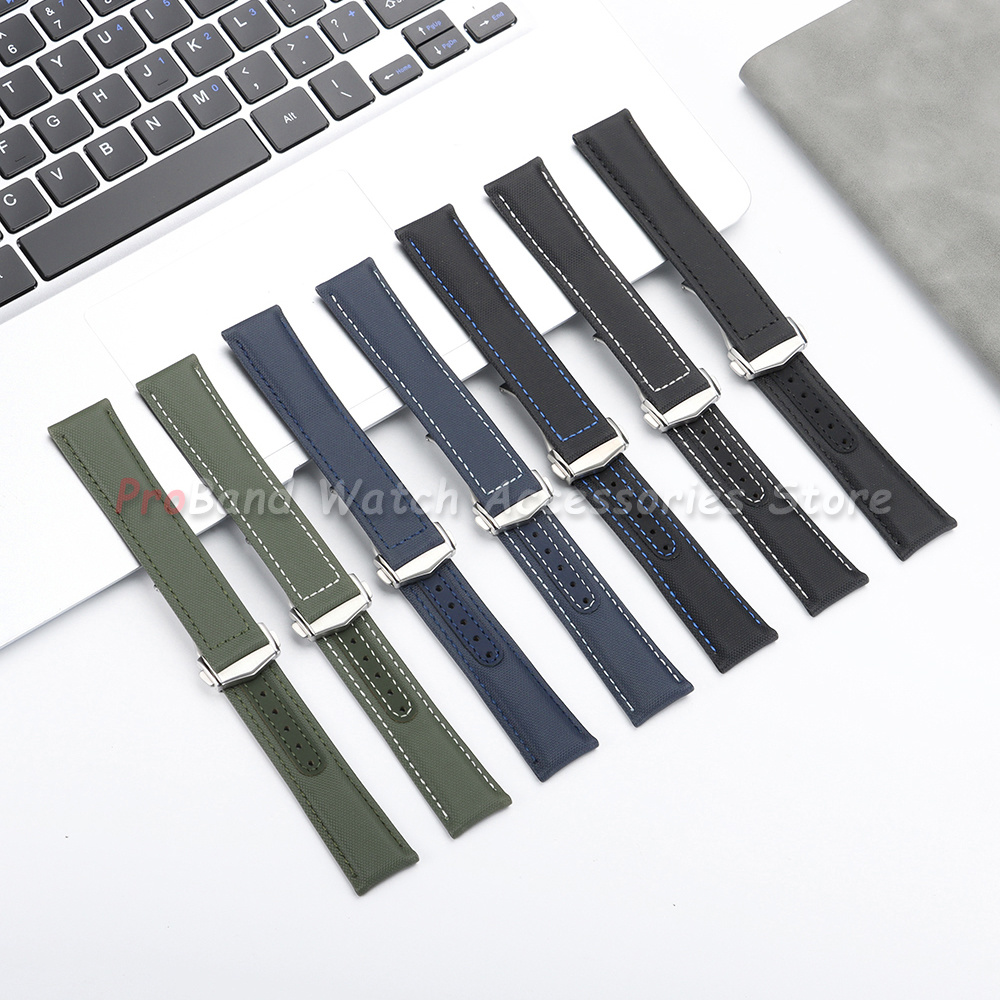 Canvas Nylon Watchband 20mm 21 - Omega Watch Speedmaster 评论和价格