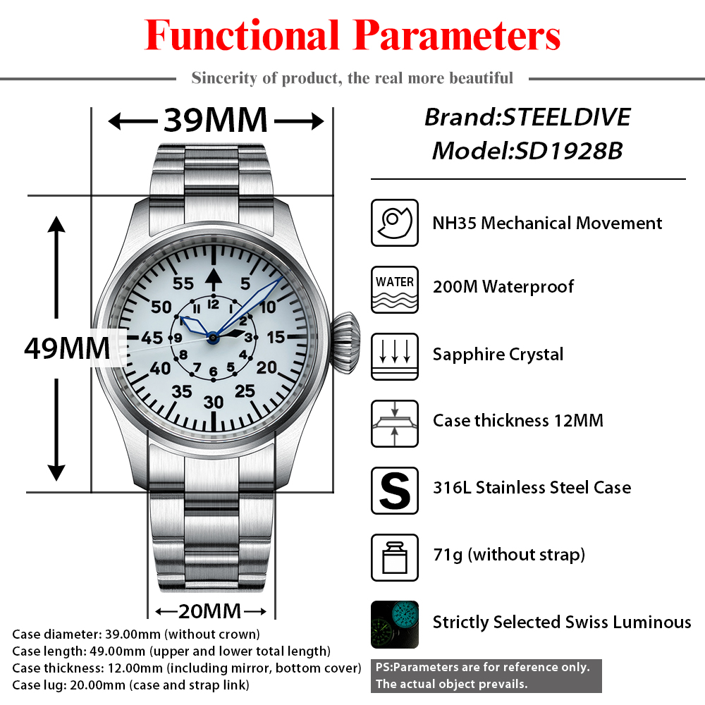 STEELDIVE NEW Luxury Mechanica - Seiko Watch Prospex 评论和价格