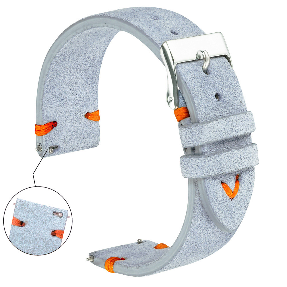 Suede Watch Straps 18mm 20mm H - Suede Strap Watch 评论和价格