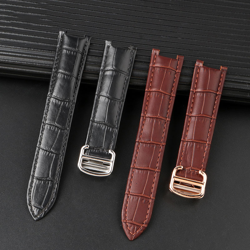 Cow Leather Watch Strap For Ca - Cartier Watch Tank 评论和价格
