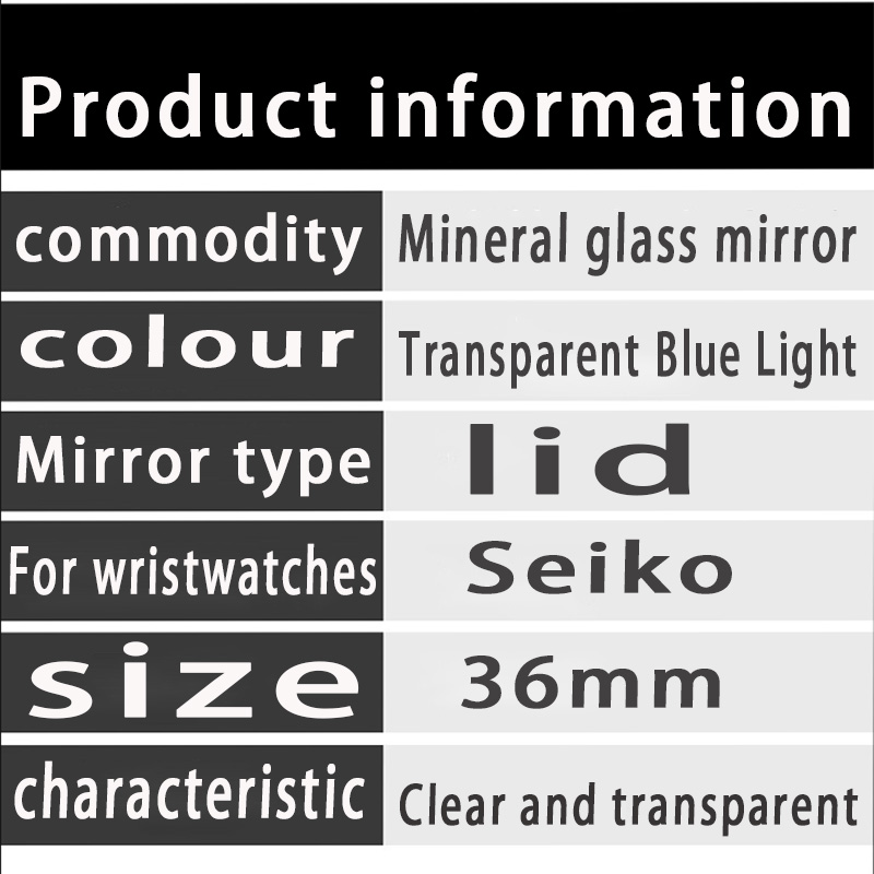 Pot Shape lenses 36mm Dial For - Seiko Watch Presage 评论和价格